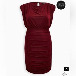 Torrid Mini Studio Knit Ruched Dress